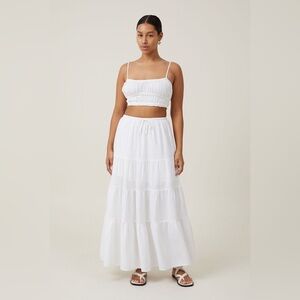 Cotton On Haven Tiered Maxi Skirt